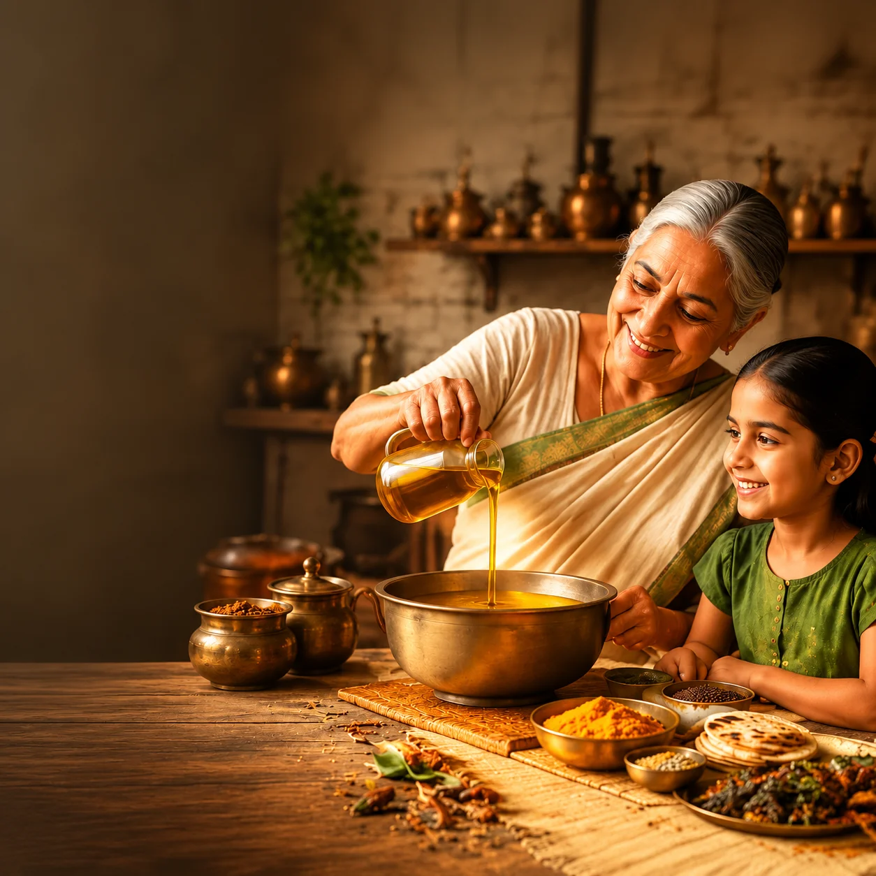 Traditional Oil Making